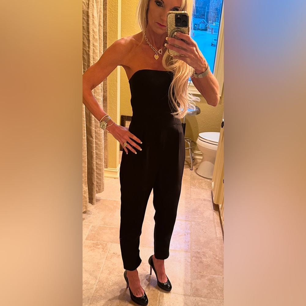 Express strapless jumpsuit size 4